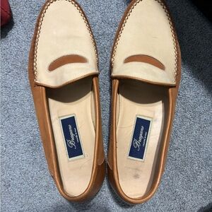 Bragano by Cole Haan Men's Tan and Cream Loafers
